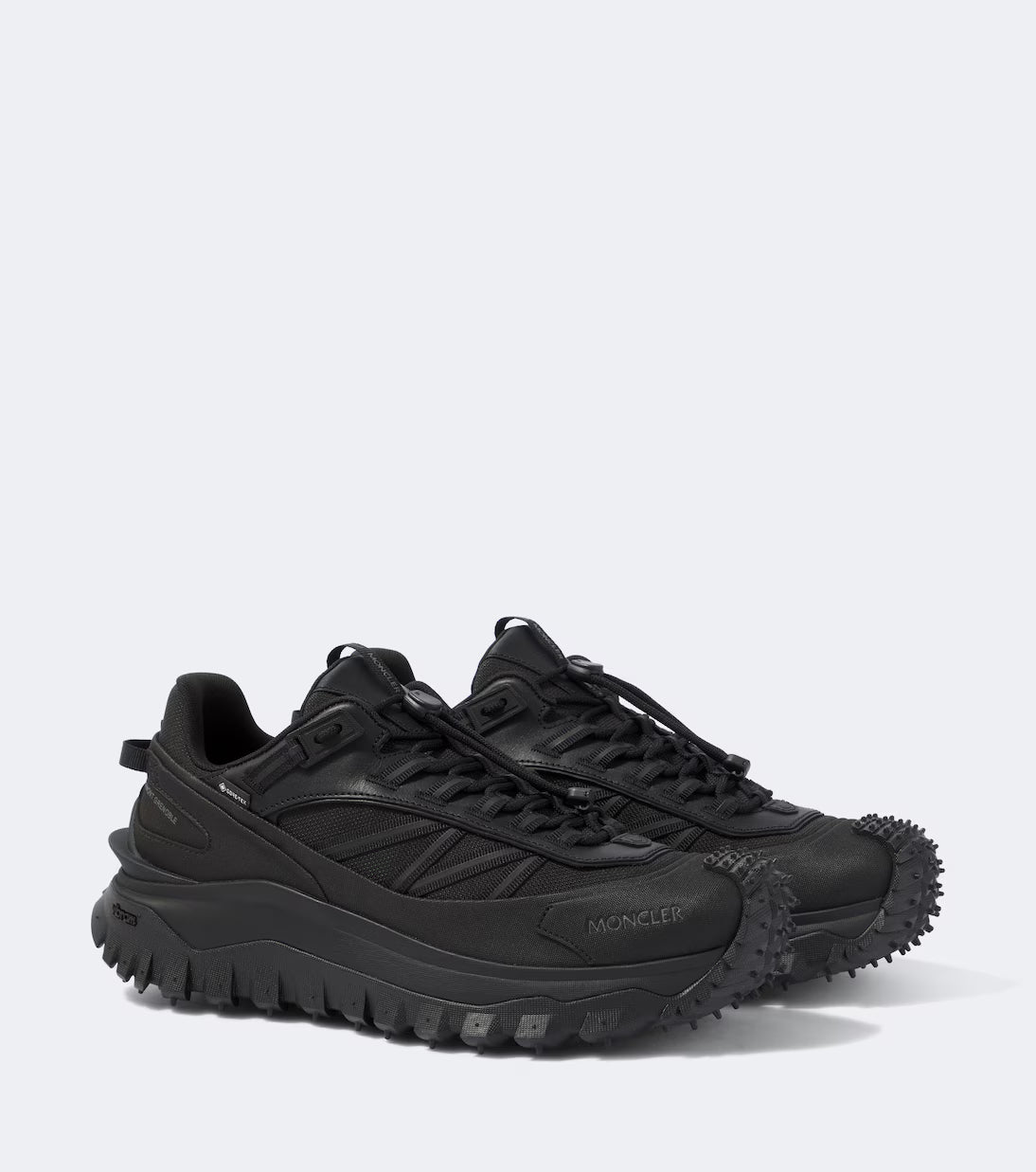Moncler Trailgrip GTX cuir — NOIR