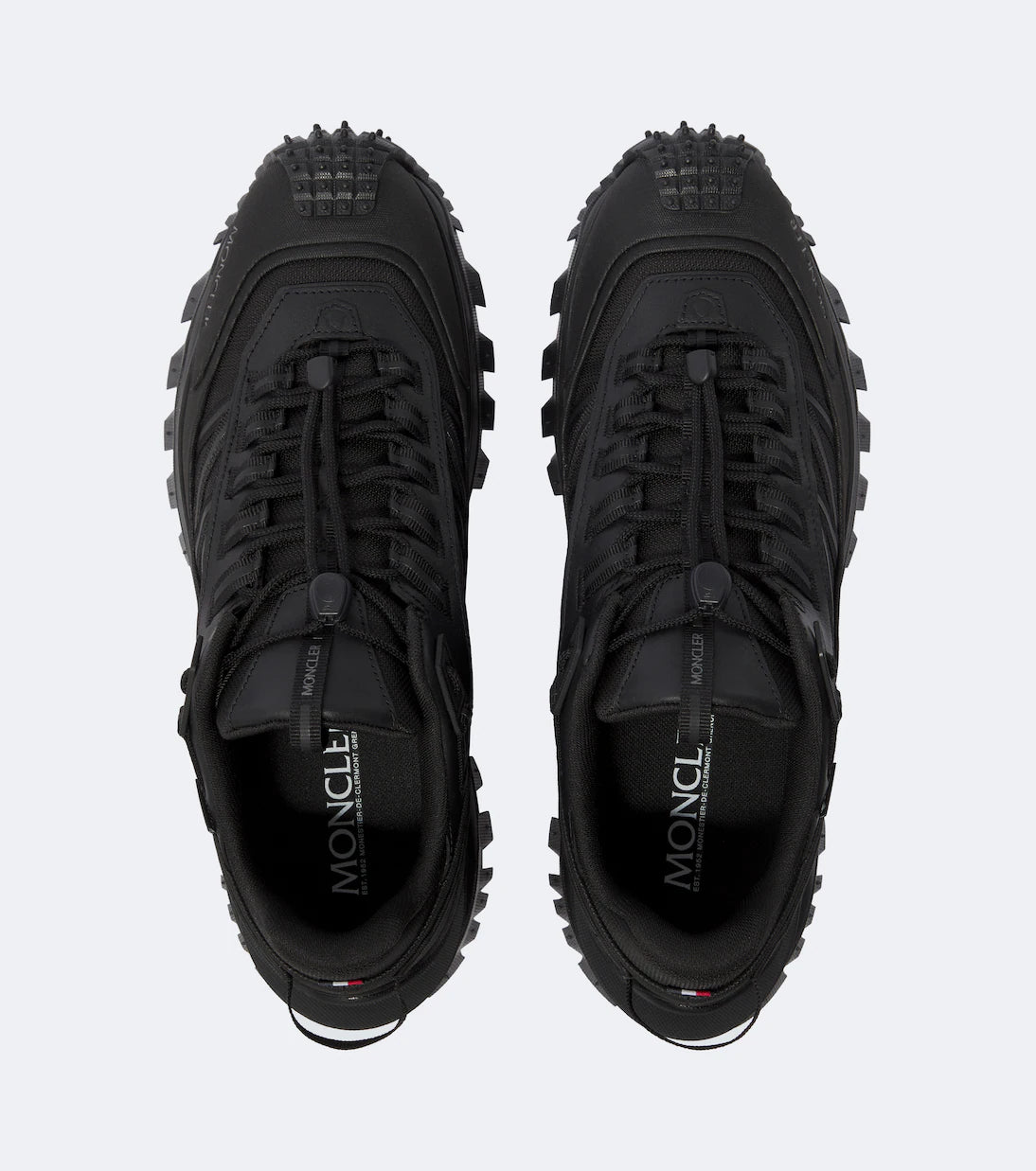 Moncler Trailgrip GTX cuir — NOIR