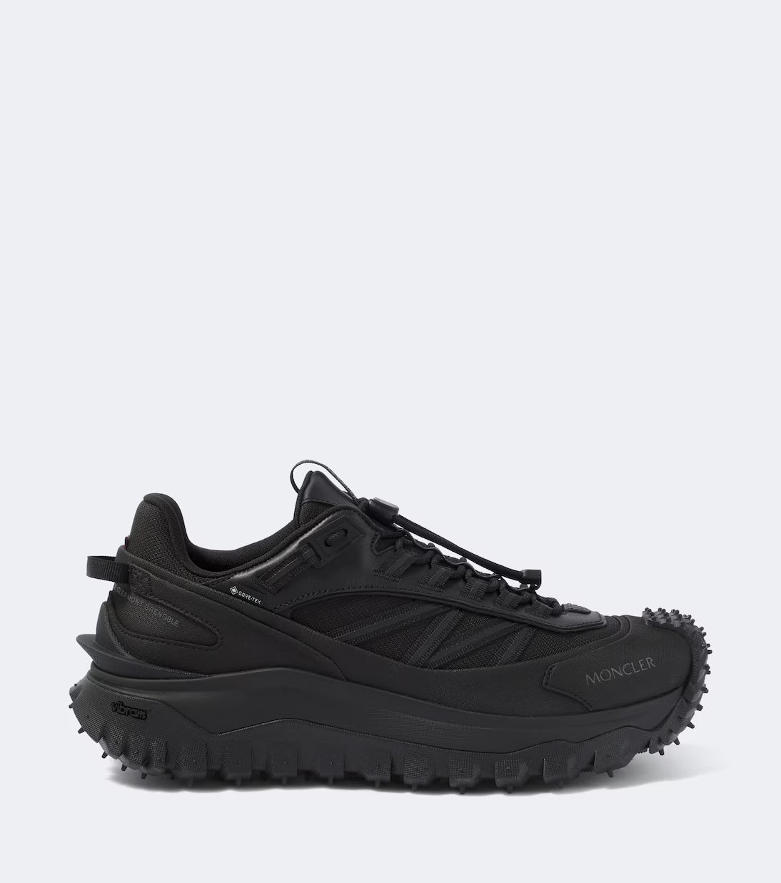 Moncler Trailgrip GTX cuir — NOIR