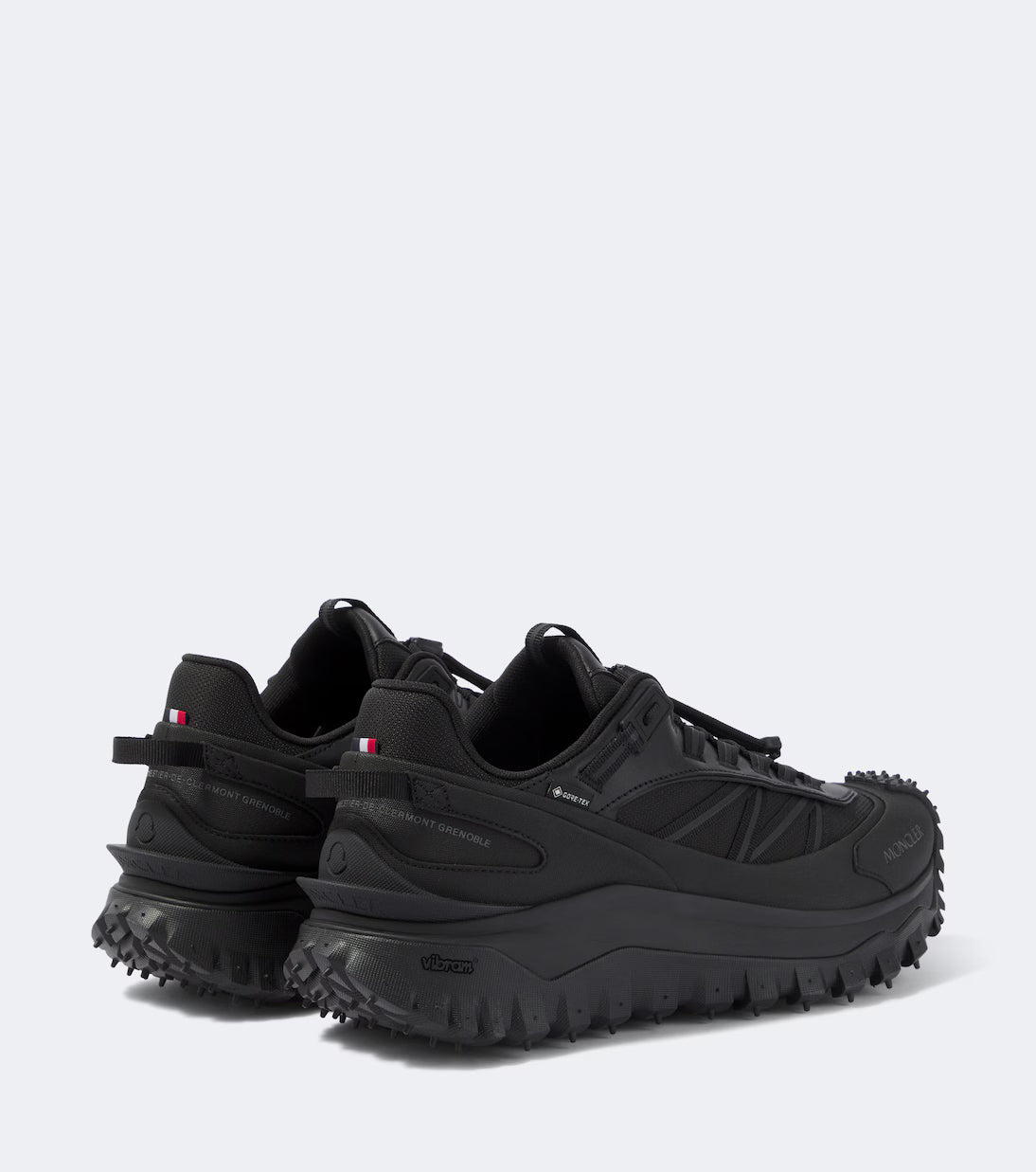 Moncler Trailgrip GTX cuir — NOIR
