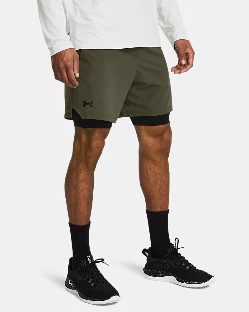 Short de Sport Homme avec Compression Intégrée – Confort & Performance